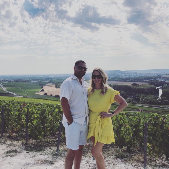 Etophe studios yellow wrap dress size L - Picture 1 of 3